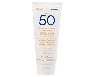 Korres Yogurt Sunscreen Emulsion Body + Face SPF 50 200ml