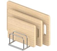 KORRTFID Cutting Board Organizer Stand Holder,304 Stainless Steel Chopping Board Holder,Pot Pan Lid Holder Rack kitchen Shelf Bakeware,Cookie Sheets Organizer (1.0 Inch Width Slots)