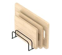 KORRTFID Cutting Board Storage Rack, Compact Cutting Board Organizer, Chopping Board Storage Stand Rack, Bakeware & Cookie Pan Sheets Organizer (1.0 Inch Width Slots)