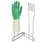 KORRTFID Kitchen glove Holder, Stainless Steel Rack, Vertical Support Multi-Purpose Glove Drain, Collapsible Drying Stand (Large)