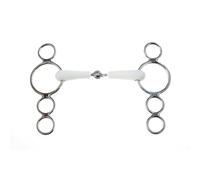 Korsteel Flexi 3-Ring Dutch Gag Bit - 5"