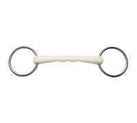 Korsteel Snaffle Bit JP Flexi Loose Ring Mullen Mouth 5 in Ivory