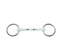 Korsteel Flexi Loose Ring Oval Link Snaffle Bit Ivory (5.5In)