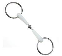 Korsteel Flexi Loose Ring Snaffle Bit, IVory, 5.5"