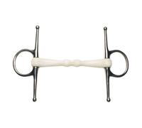 Korsteel Flexi Mullen Mouth Full Cheek Snaffle Bit5.5in Ivory WB336