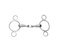 Korsteel French Link Two Ring Dutch Gag - 6 inches