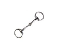 Korsteel Snaffle Bit Jointed Eggbutt Bradoon - Stainless Steel - 4.5"