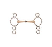 Korsteel JP Flexi Jointed Three Ring Dutch Gag - 4.5 inches