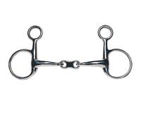 Korsteel Jp Stainless Steel French Link Baucher Snaffle Bit - 5"