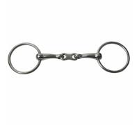 JP Korsteel Stainless Steel French Link Loose Ring Snaffle Bit - 5.0"