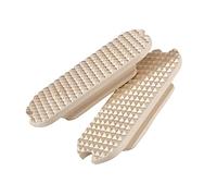 Korsteel Knife Edge Stirrup Treads, White, 4.25"