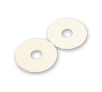 Korsteel Rubber Bit Guards Pair, White