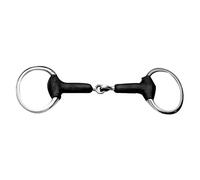 Korsteel Snaffle Bit - Soft Rubber Jointed Eggbutt - 5.5"