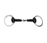 Korsteel Soft Rubber Eggbutt Jointed Snaffle Bit – 5 inches