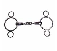 Korsteel French Link Two Ring Dutch Gag - 6 inches
