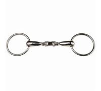 Korsteel Hollow Mouth French Link Loose Ring Snaffle - 6 inches