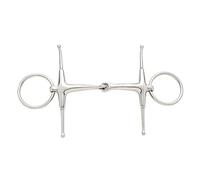 Korsteel Stainless Steel Jointed Fulmer Snaffle Bit, 5"