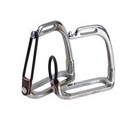 Korsteel Stainless Steel Peacock Stirrup Irons, 3.75"