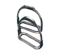 Korsteel Stainless Steel Two Bar Stirrup Irons - 4.5 inch