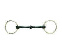 Korsteel Sweet Iron Jointed Loose Ring Snaffle Bit5in Black WB564