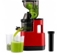 Kortemora Cold Press Juicer 500W Slow Juicer with 83mm Wide Feed Chute, High Juice Yield 99%, Low Noise Fruit & Vegetable Juicer Machine with Reverse Function, Easy Clean, Red