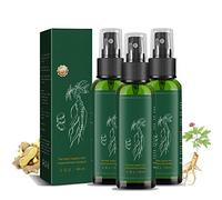 KORTIN Red Ginseng Hair Regeneration Spray,Hyungang Korea Ginseng Hair Regrowth Serum Spray for Women & Men Hair Loss (3 Pcs)