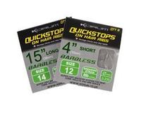 Korum 4in Hair Rigs with Quickstops Size 16 - KHRQS/16