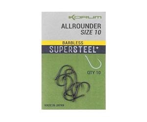Korum All Rounder Hooks Barbless (Size 10)