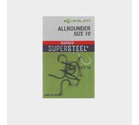 Korum Allrounder Size 10 Barbed - Silver, Silver