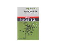 Supersteel All Rounder Hooks Barbed Size 4, BAR One Size
