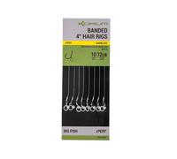 Korum Banded Hair Rigs Barbless 4 Inch - Size 14 8lb