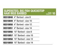 Korum Big Fish 38 Cm Barbed Tied Hook