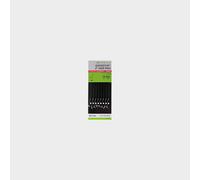 Korum Big Fish 4" Quickstop Hair Rigs Barbed Size 14 - Black, Black