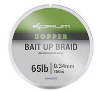 Korum Bopper Bait Up Braid 65lb 0.34mm 150m Spool Line Fishing