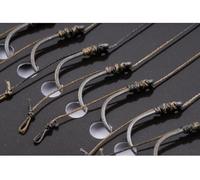 Korum Braid Method 4" Hair Rigs x8 | Barbed Size 10 15lb | K0310435