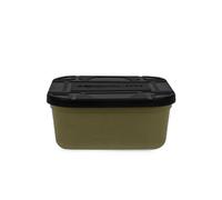 Korum Divided Bait Tub 3 Pint | Coarse Match Fishing Bait Box | Secure Partition and Tight Fitting Lid | Space Saver for 2 Different Baits per Tub | Code K0310276