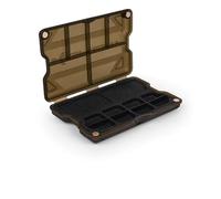 Korum Hook Blox | Coarse Fishing Hook Box | Soft Silicone Slots to Secure Hooks | Bottom Section for Pre-Sharpened, Hairs and Pre-Tied Hooks | Code K0290134