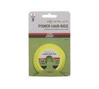 Korum Power Hair Rigs Size 8 12lb Barbed 100cm | Feeder Fishing Hook Lengths | Expertly Tied | Smokeshield Mono | XPERT POWER Hooks | Supplied on Large Water Resistant Spool | Code K0310283