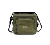 Korum Progress Cool Bag Cube | Fishing Cool Bag For Bait or Food | Compact Shape for Easy Storage | Water Resistant Heavy Duty Fabric | SBS Zippers | Easy Grab Pullers | Shoulder Strap | Code K0290130