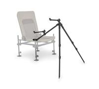 Korum Progress Tripod Feeder Arm 2 Rod | Feeder Fishing Rod Tripod | Ideal For Barbel or River Carp | Strong Anti Twist Design | Quick Release Buzz Bars | Adjustable Angle Front Legs | Code K0300055