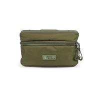 Korum Progress Work Blox Pouch | Fabric Fishing Tackle Box | Internal Dividers | Water Resistant Fabric | EVA Moulded Lid and Base | H20 X W26 X D15cm | SBS Zippers | Easy Grab Pullers | Code K0290129