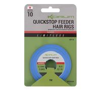 Korum Quickstop Feeder Hair Rigs Barbed x8 | Size 10 | 8lb 1m | K0310420