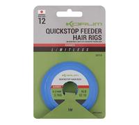Korum Quickstop Feeder Hair Rigs Barbed x8 | Size 12 | 6lb 1m | K0310421