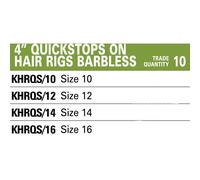 Korum Quickstops 10 Cm Barbless Tied Hook