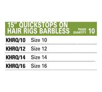 Korum Quickstops 38 Cm Barbless Tied Hook