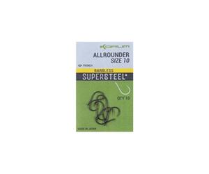 Korum Supersteel All Rounder Hooks - Size 10 Barbed