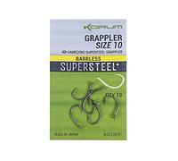 Korum Supersteel Grappler Hooks: Barbless 10