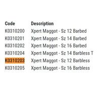 Korum Xpert Maggot Barbless Single Eyed Hook