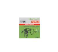 Korum Xpert power Barbless Hooks - Size 14