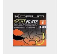 Korum Xpert Power Hks Brbd Sz 8 - Silver, Silver